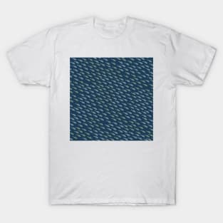 School of Fish on Navy T-Shirt